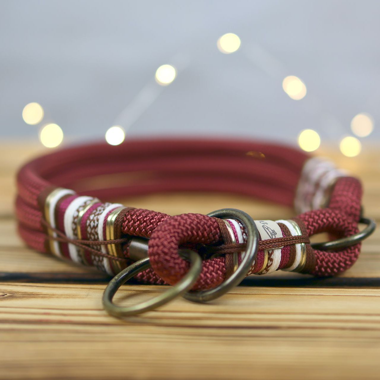 *Sofortkauf* Halsband HU 40cm Premium Tau