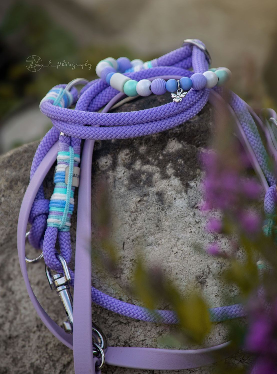 Leine aus Tau & Biothane Design Wilma
