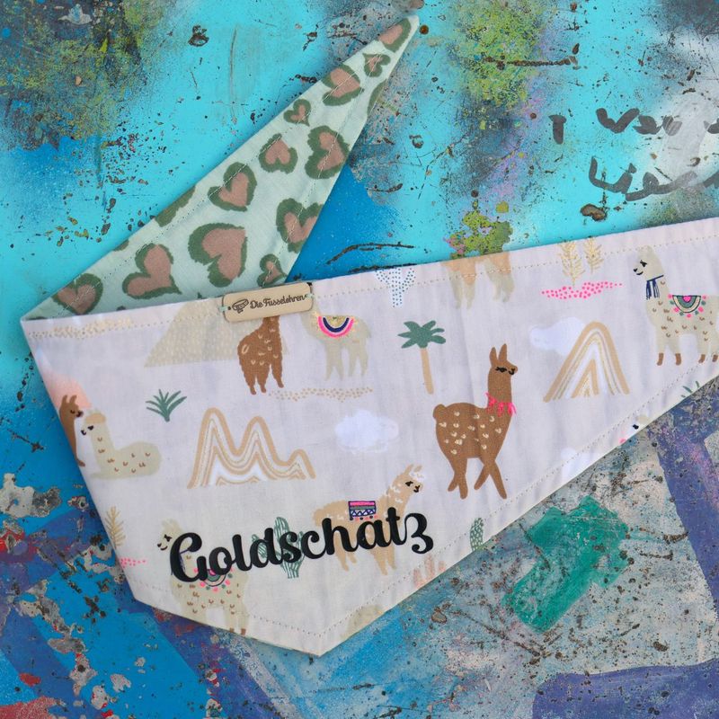 *Sofortkauf* Wende-Halstuch HU 21-29cm bedruckt *Sofortkauf* Wende-Halstuch HU 21-29cm bedruckt