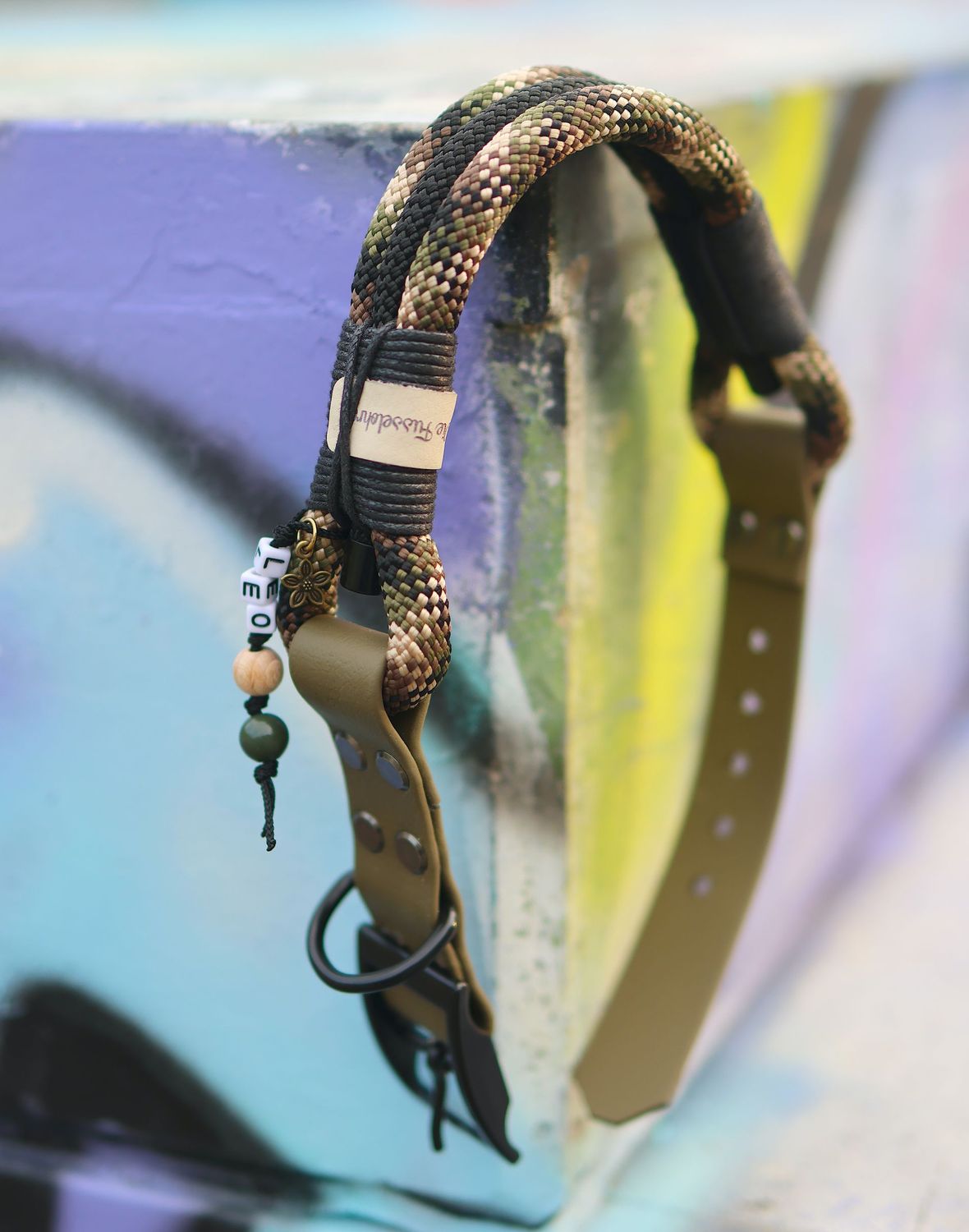 *Sofortkauf* Halsband HU 36-41cm Premium Tau