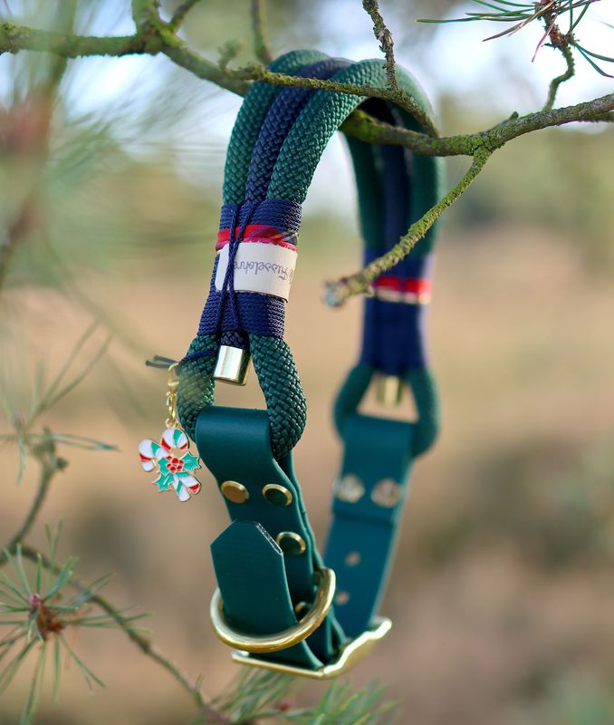 *Weihnachten 2025* Halsband aus Tau *Weihnachten 2025* Halsband aus Tau