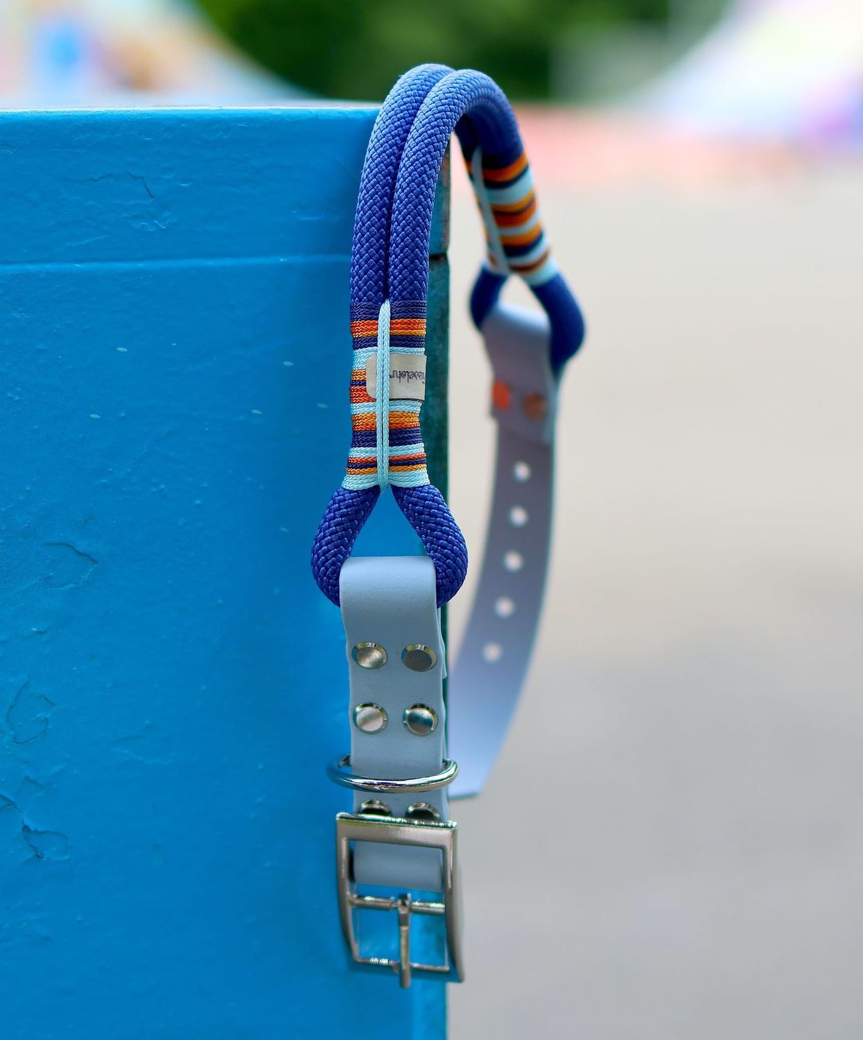 *Sofortkauf* Halsband HU 37-42cm Premium Tau *Sofortkauf* Halsband HU 37-42cm Premium Tau
