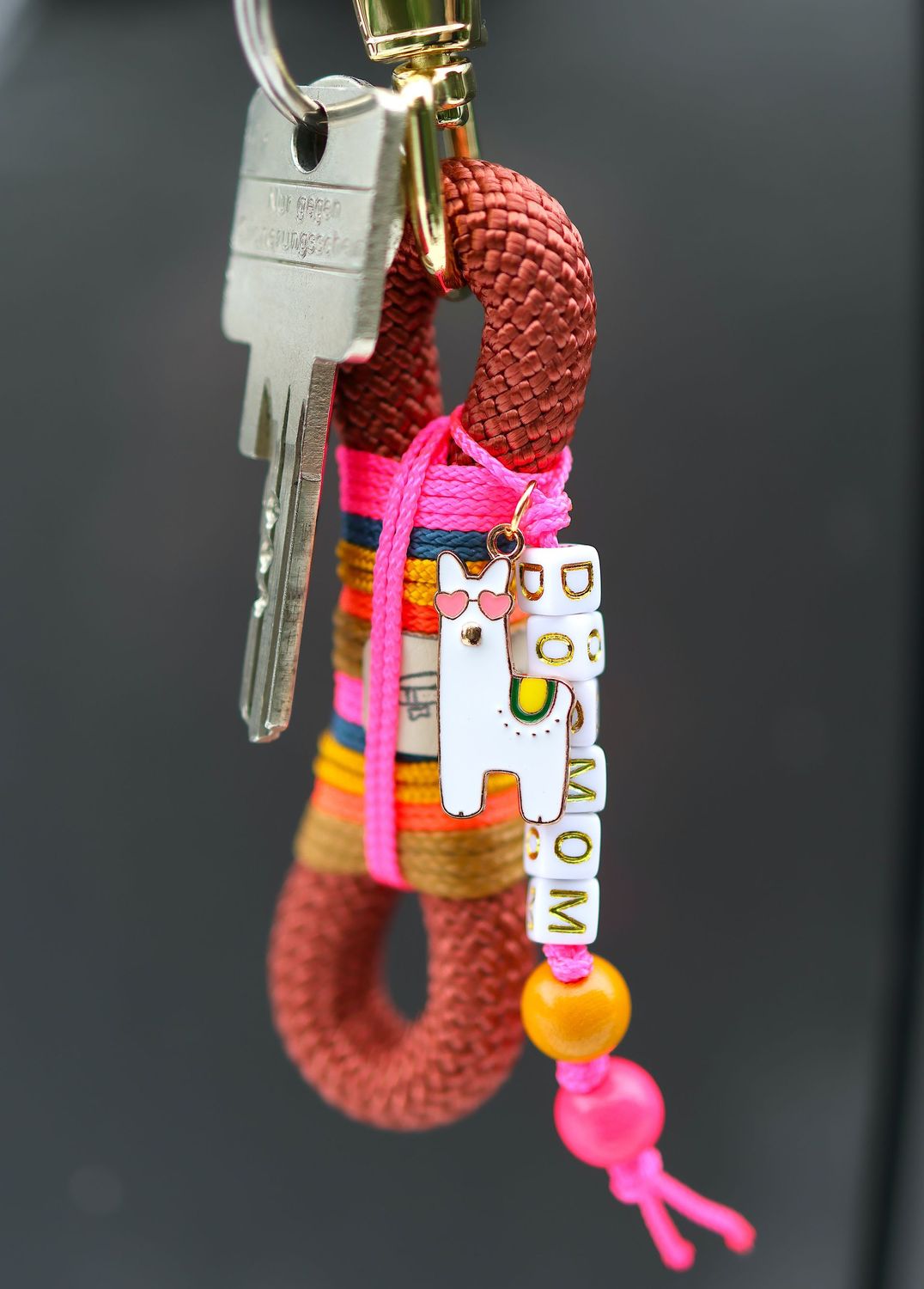 Schlüsselanhänger aus Tau Design Maya