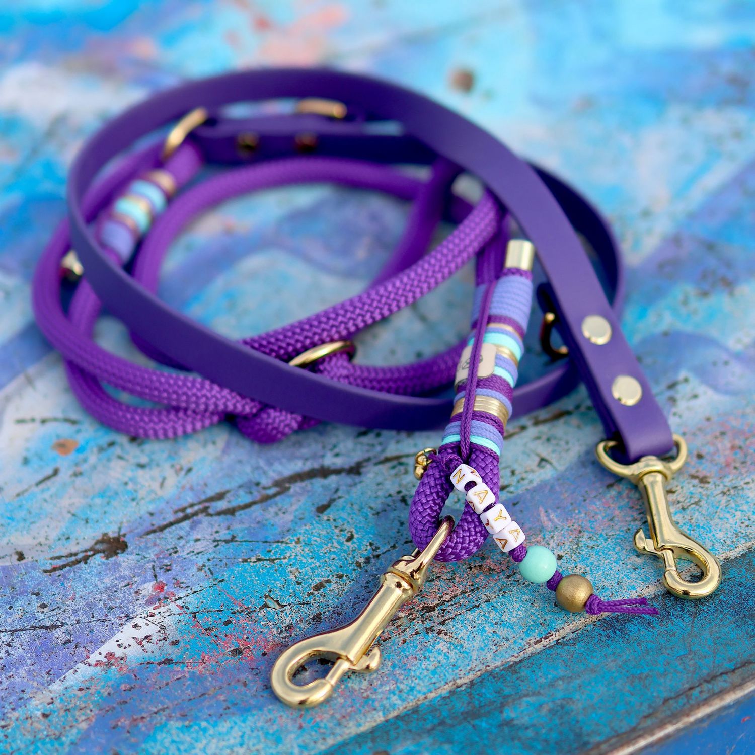 Leine aus Tau & Biothane Design Mika