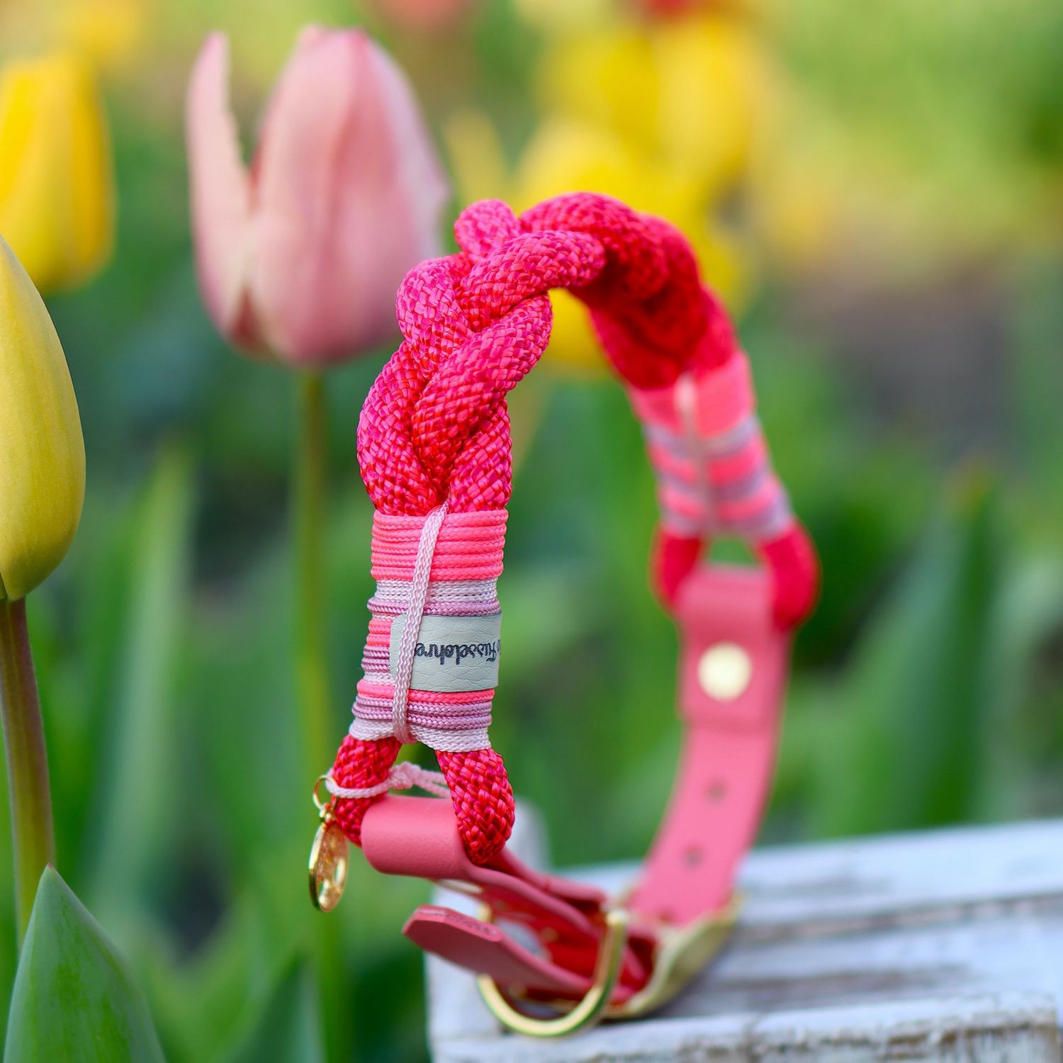 *Sofortkauf* Halsband HU 33-38cm Premium Tau