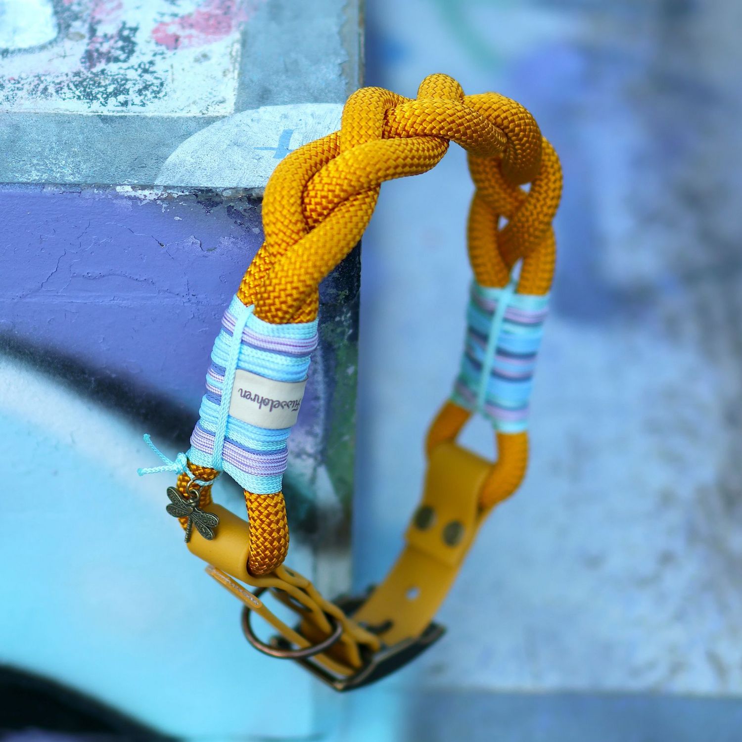 *Sofortkauf* Halsband HU 48-53cm Premium Tau