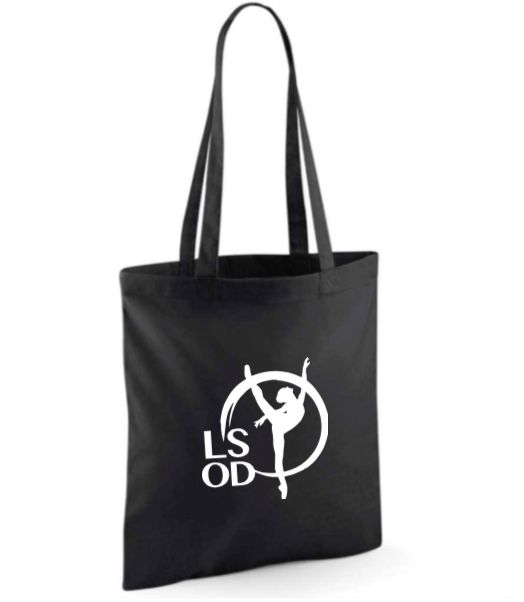 Black Logo Tote Bag