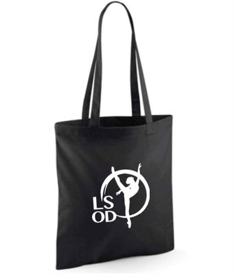 Black Logo Tote Bag
