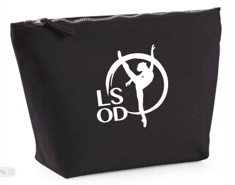 Black Canvas Logo Bag