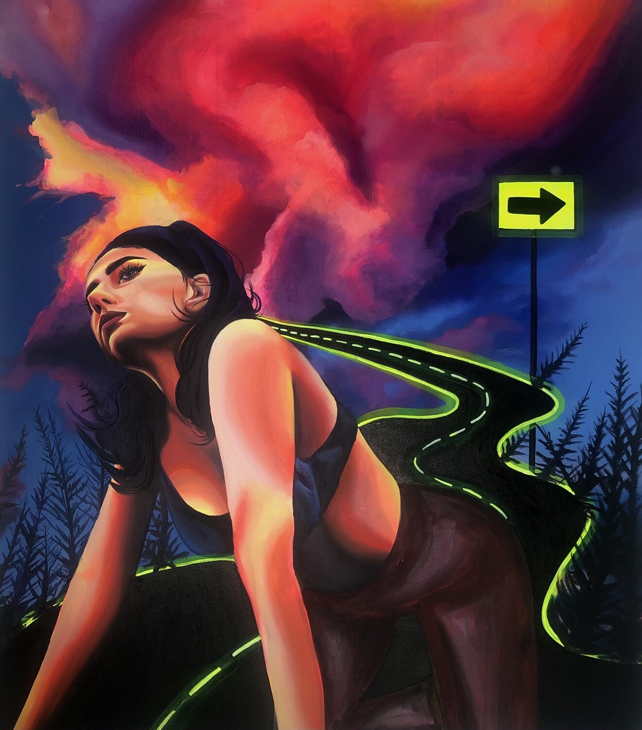 Left Turn Print
