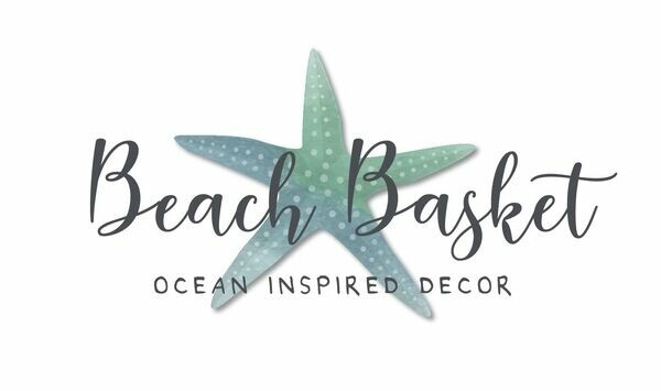 Beach Basket Ocean Inspired Decor