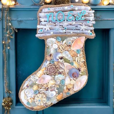 Driftwood Noel Stocking
