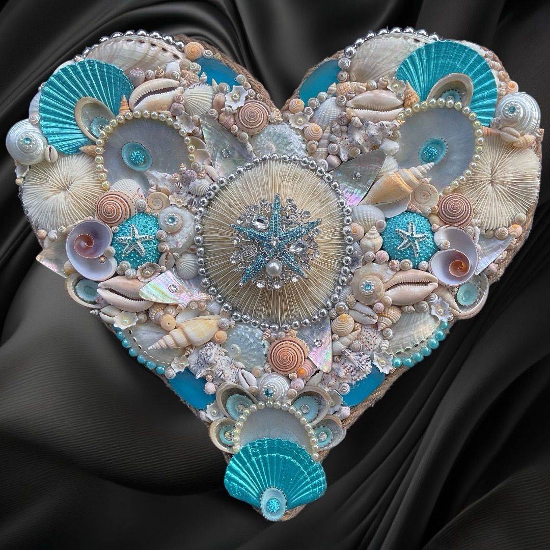 Jumbo Sea Blue Heart