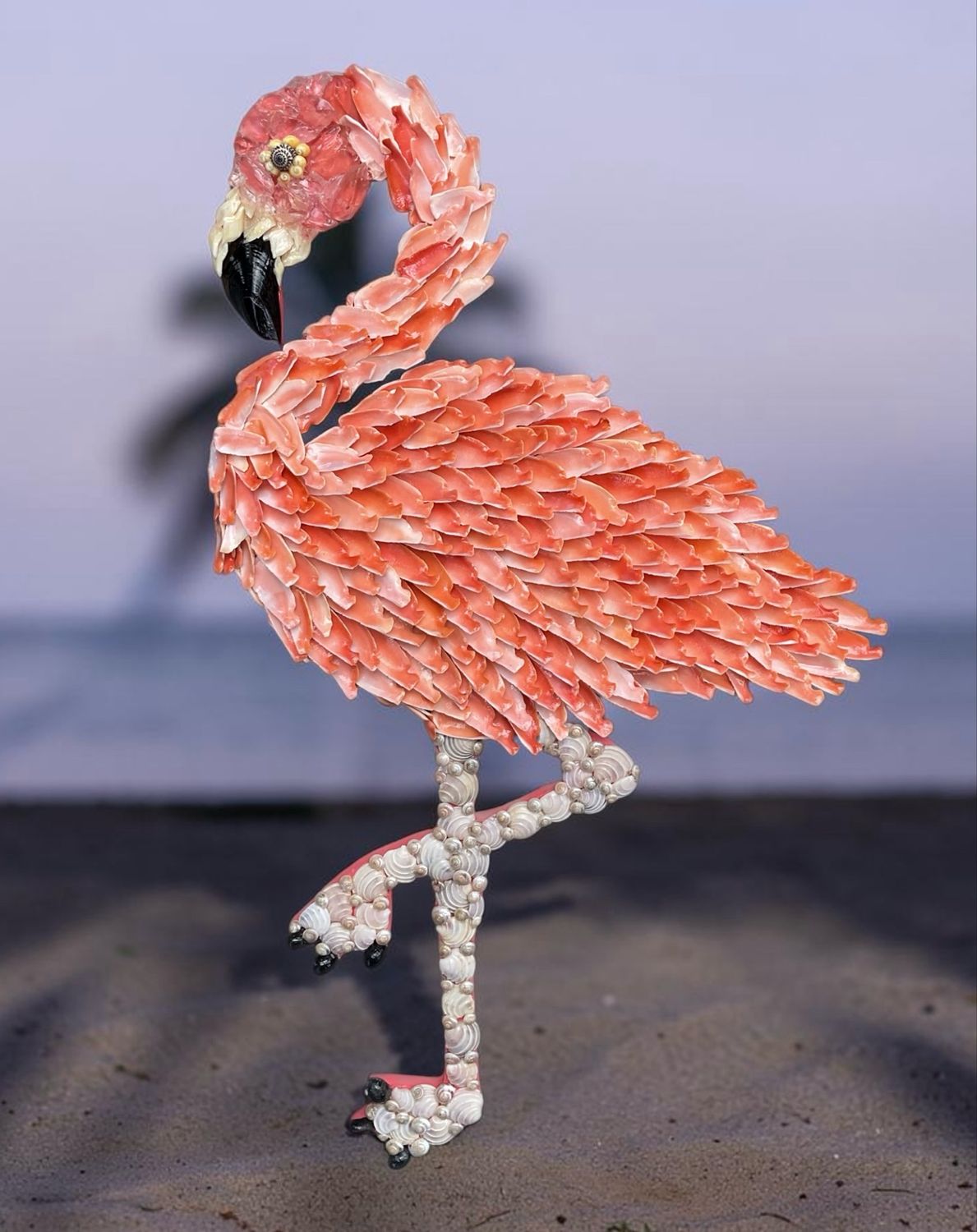 Large Female Flamingo