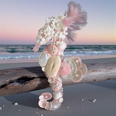 Soft Pink Seahorse