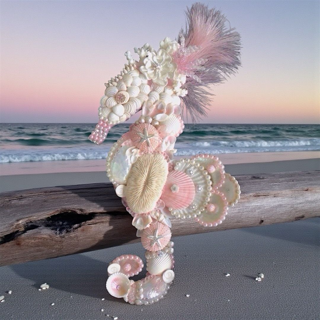 Soft Pink Seahorse