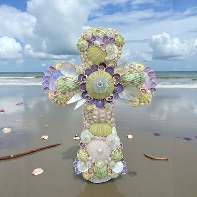 Lavender Sage Cross