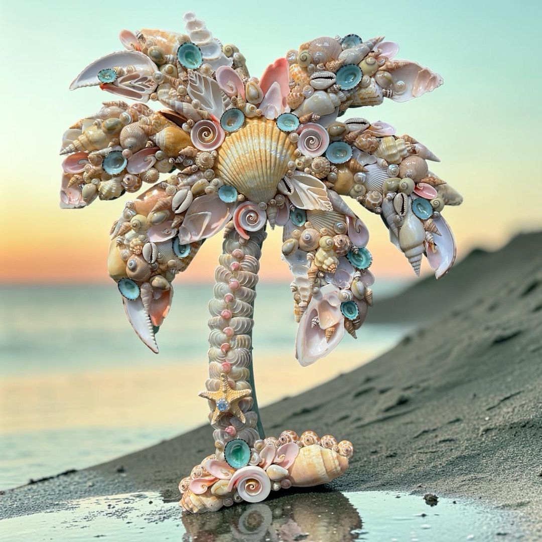 Pastel Palm Tree