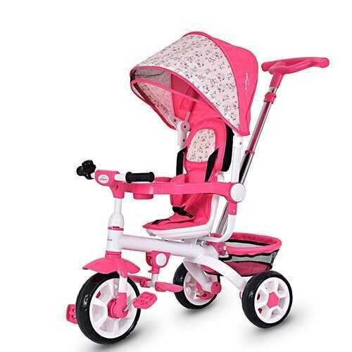 4 in 1 tricycle pink