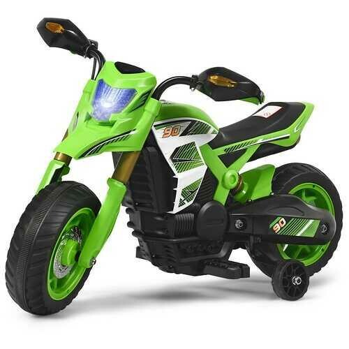 electric motorcycle with training wheels