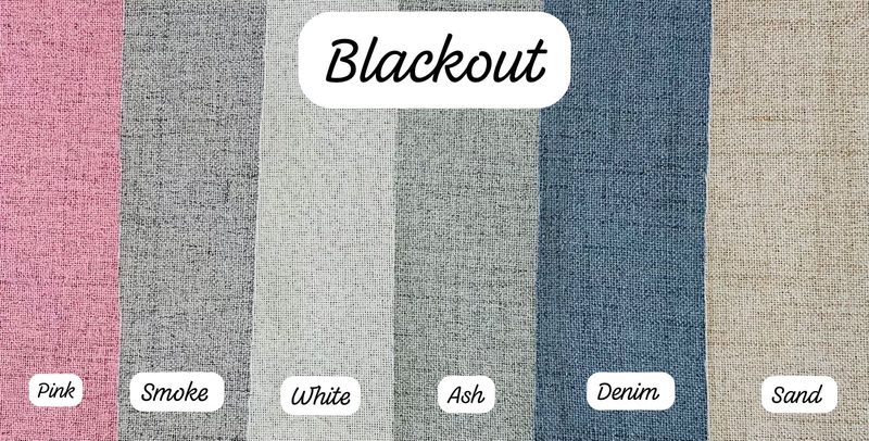 CORTINAS TRADICIONALES BLACKOUT (PUEDEN INSTALARSE EN RIELES O BARRAS)