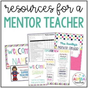Mentor Teacher Binder and Resources