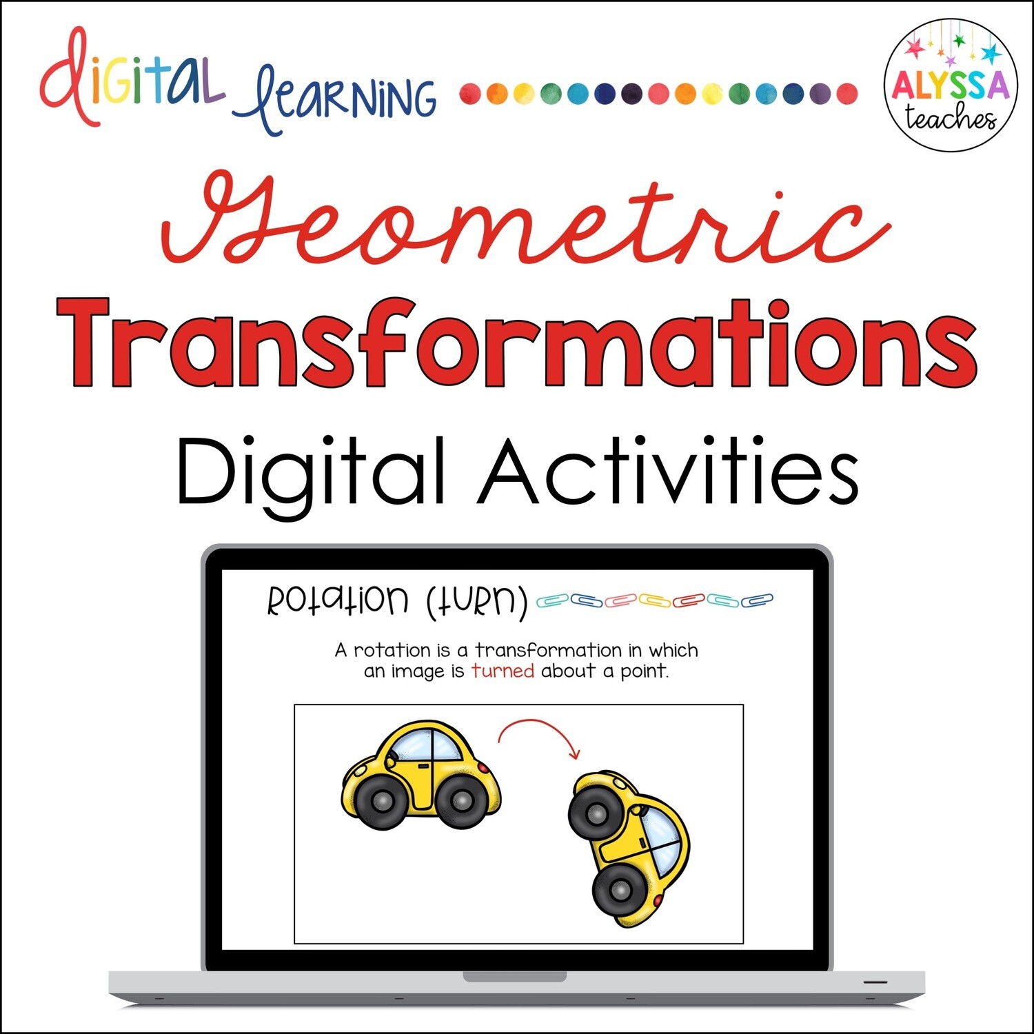 Digital Geometric Transformations Activities