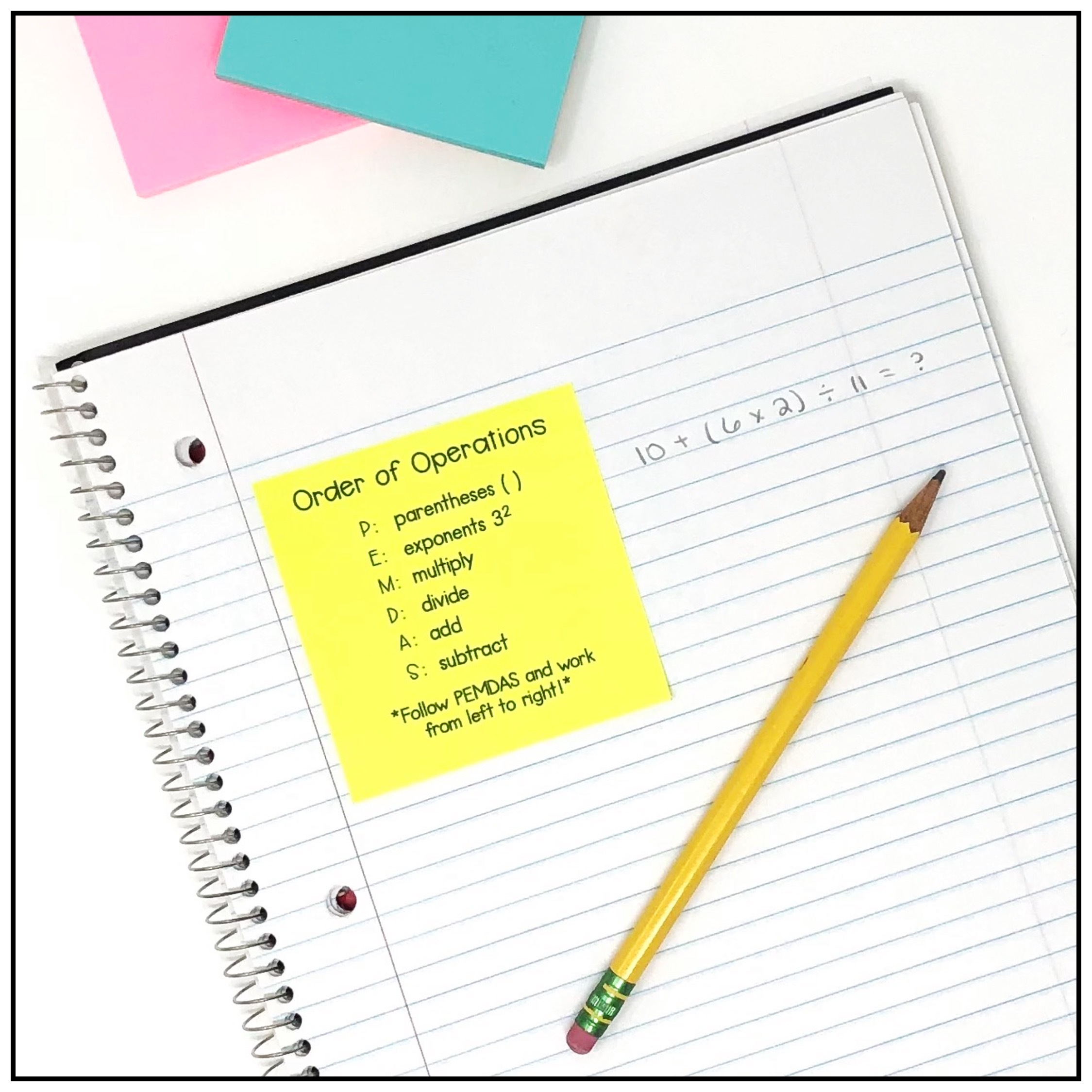 Note Students Teacher, Sticky Note Bundle Set, Teacher Sticky Notes