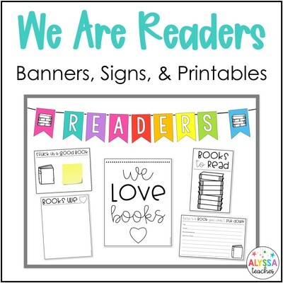 Elementary Reading Bulletin Board and Worksheets