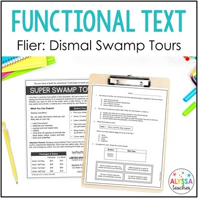 Functional Text | Flier Reading Comprehension