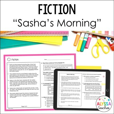 Fiction Comprehension Practice | 4th Grade