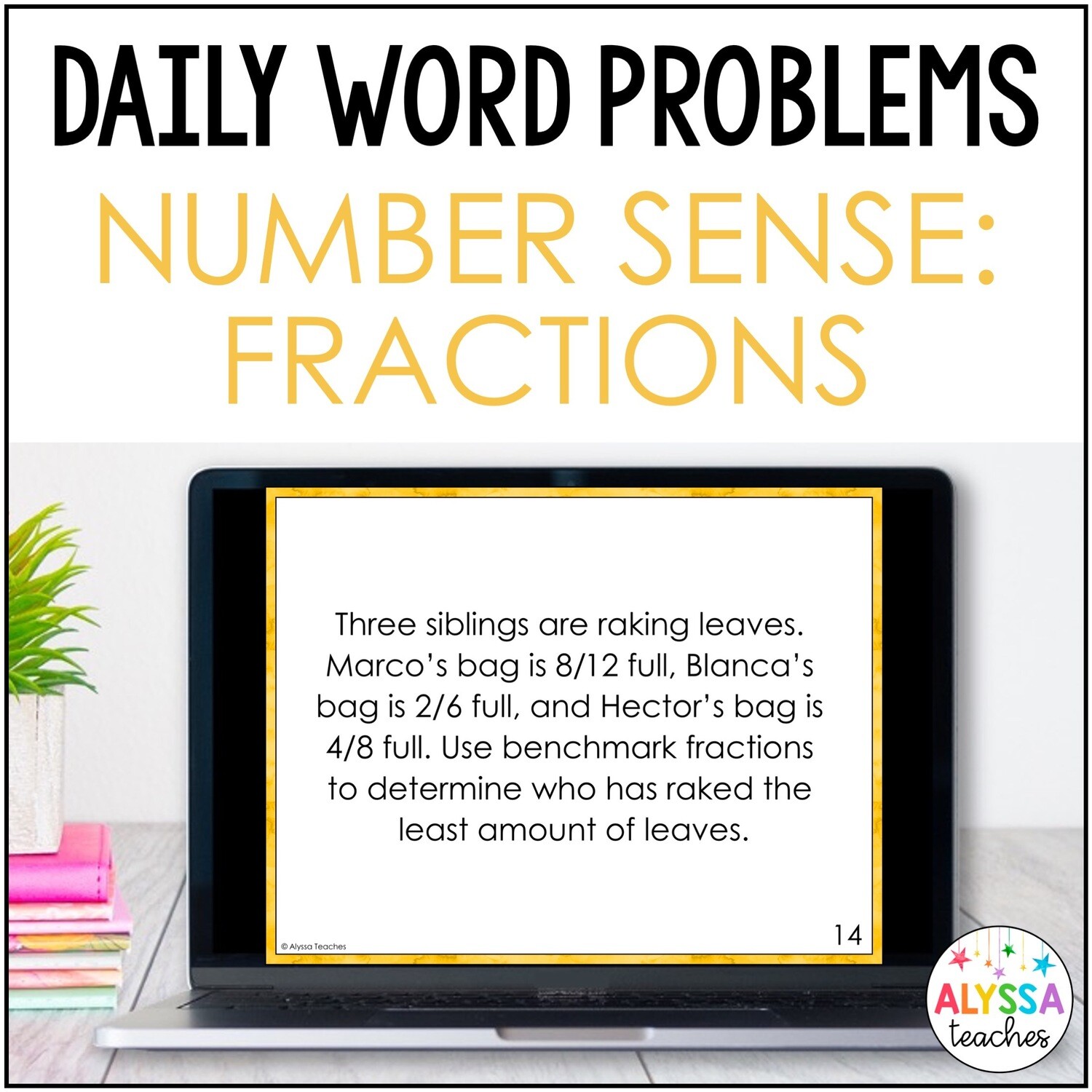 Fractions Word Problems for Daily Math Review