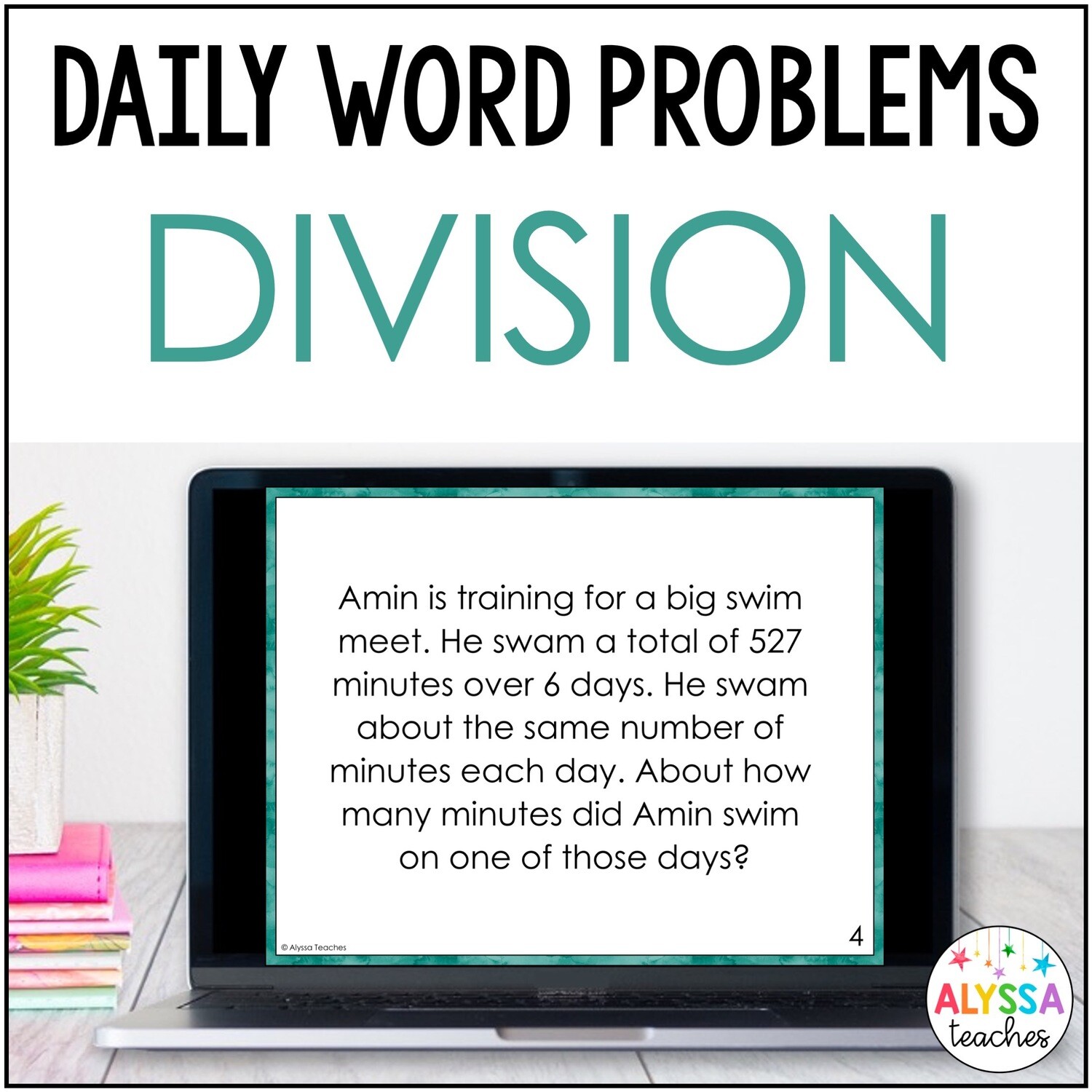 Division Word Problems for Daily Math Review