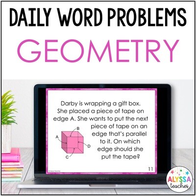 Geometry Word Problems for Daily Math Review
