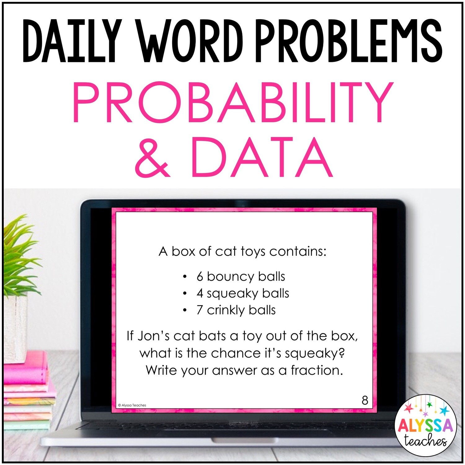 Probability and Graphs Word Problems for Daily Math Review