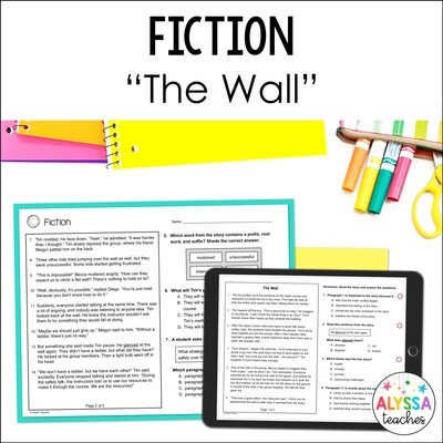 Fiction Comprehension Passage | 4th Grade