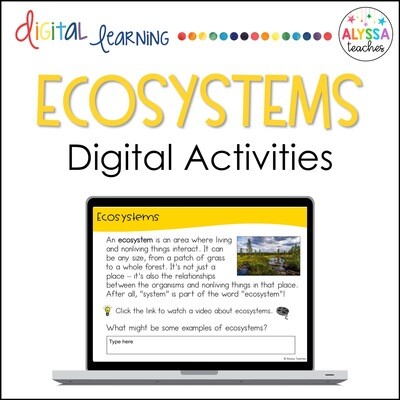 Digital Ecosystems Activities (SOL 4.3)