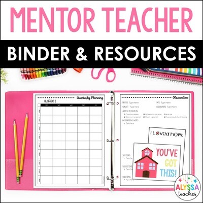 Mentor Teacher Binder and Resources