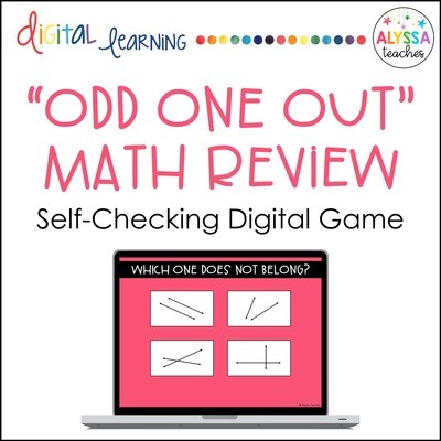 Digital 4th Grade Math SOL Review Game