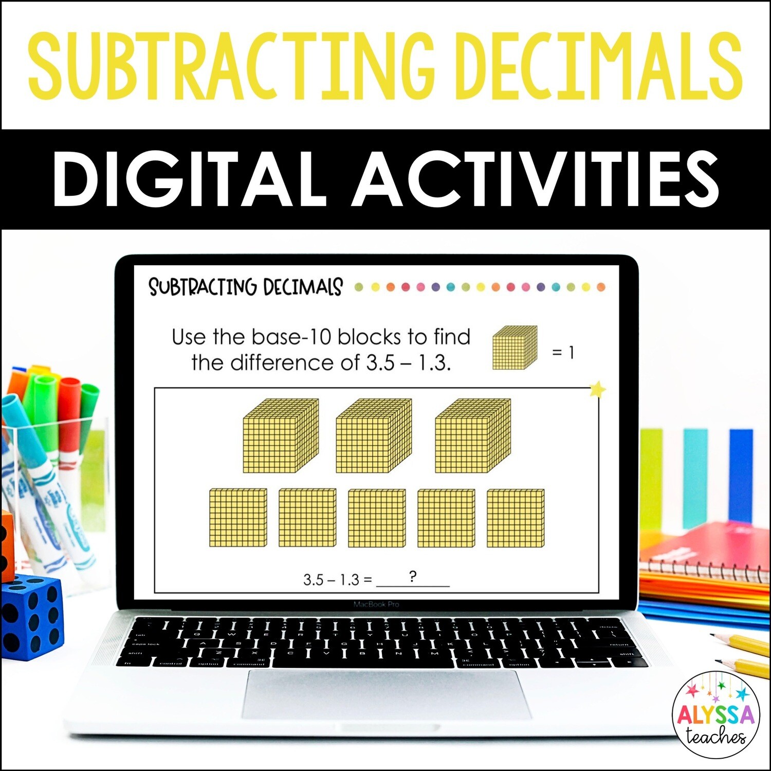 Subtracting Decimals Digital Activities