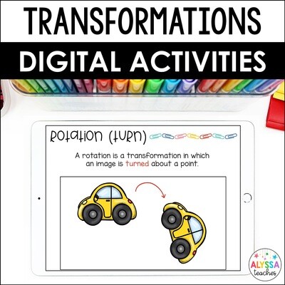 Digital Geometric Transformations Activities