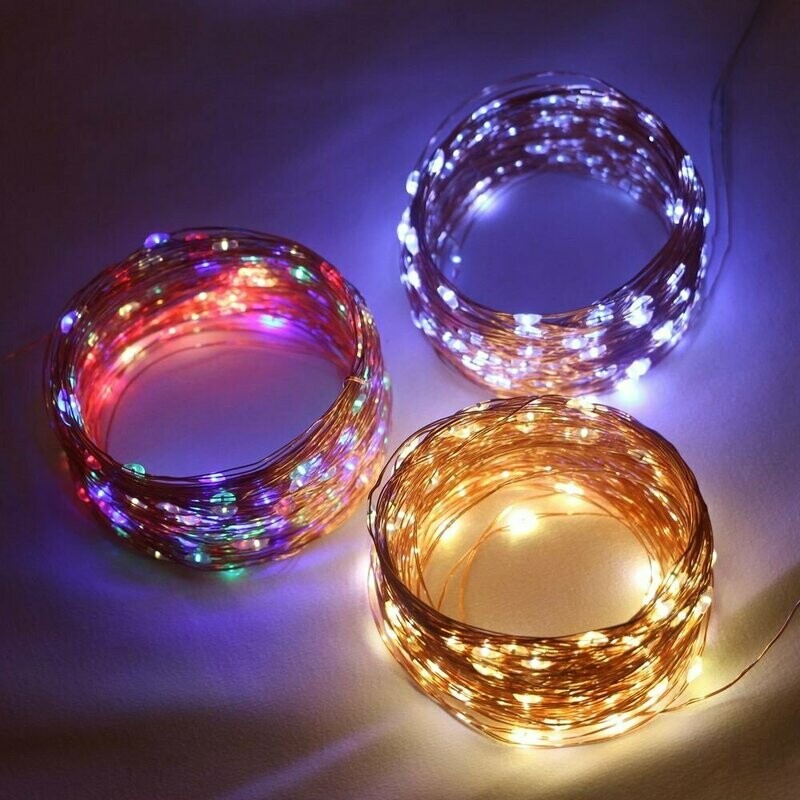 Cadena LED 10M Blanco Cálido