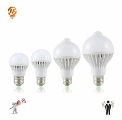 Ampolleta LED 9W c/sensor