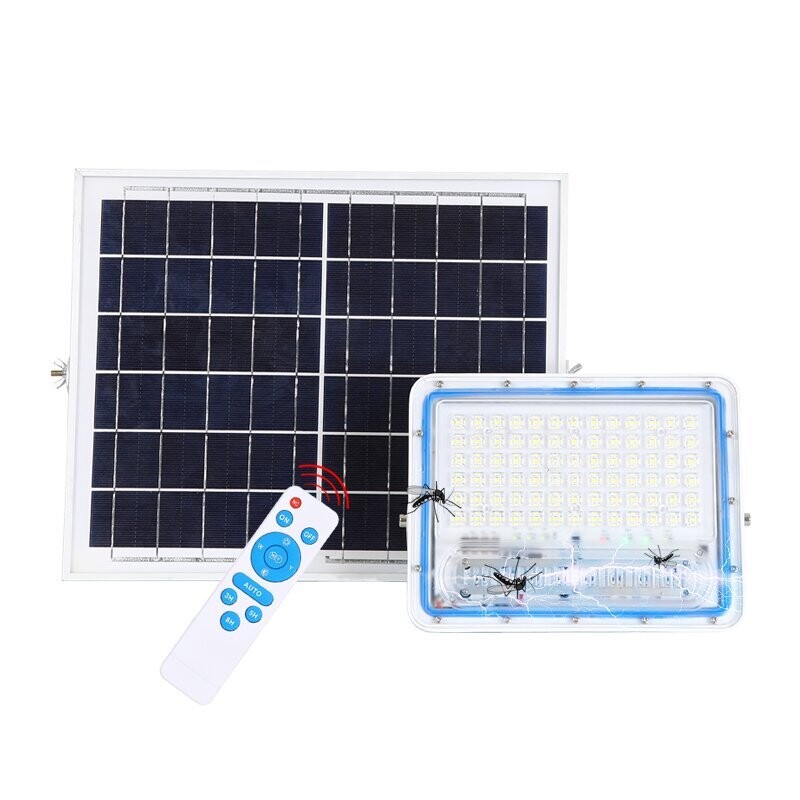 Foco Solar 300W Móvil Anti Mosquitos c/control remoto