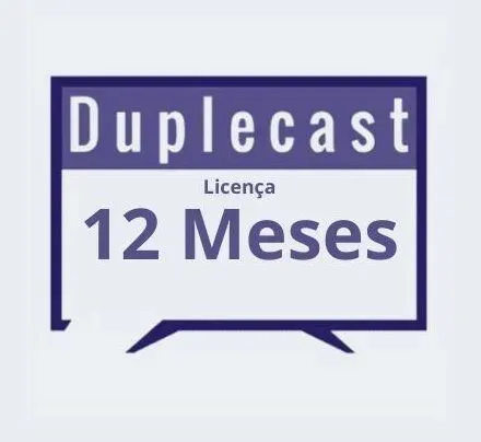 Ativar Duplecast - Licença de 1 ANO Ativar Duplecast - Licença de 1 ANO