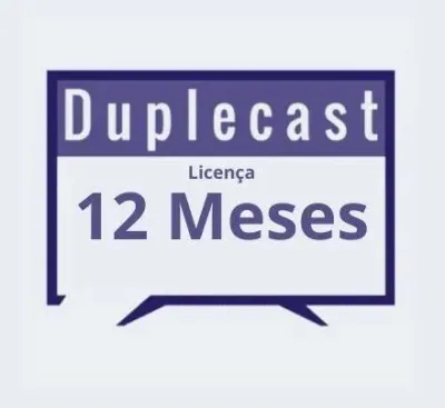 Ativar Duplecast - Licença de 1 ANO Ativar Duplecast - Licença de 1 ANO