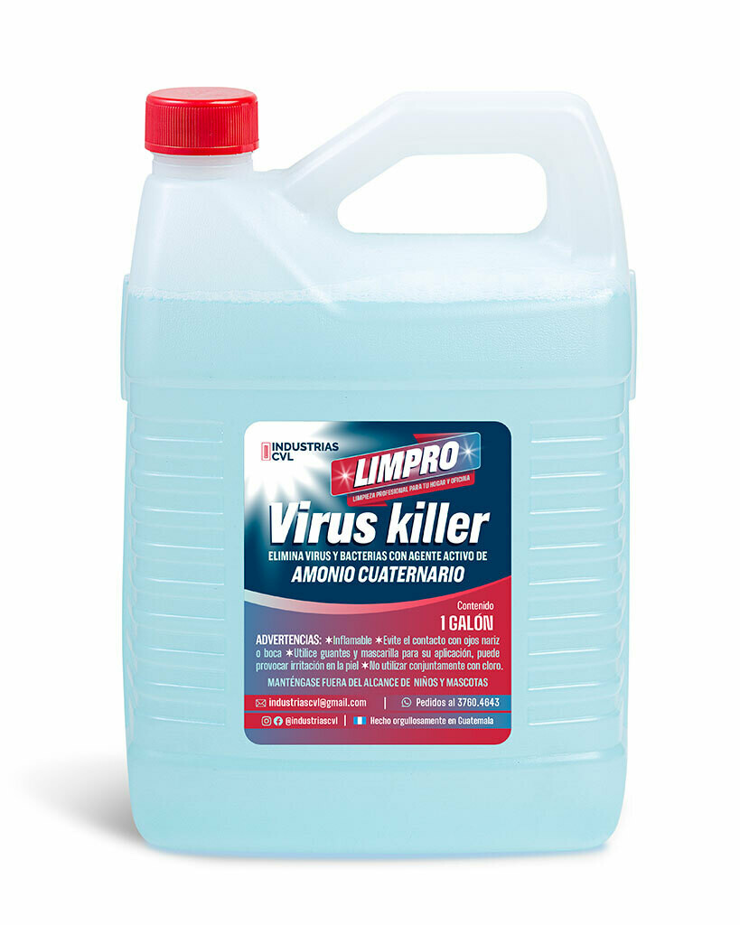 Virus killer - Amonio cuaternario versión hospitalaria