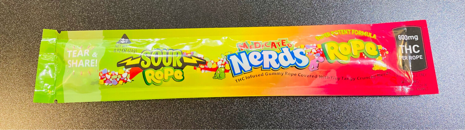 Sour Nerds Rope 600mg