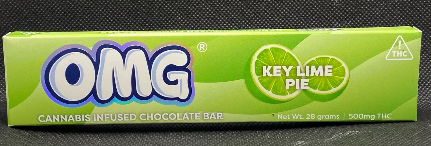 OMG Key Lime Cannabis Infused Chocolate Bar