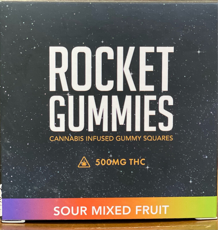 Rocket Gummies Sour 500MG